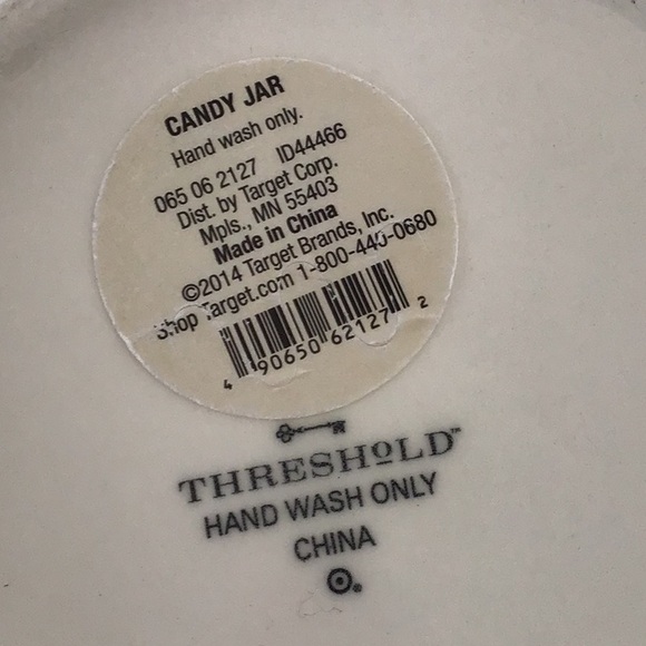 THRESHOLD CERAMIC CANISTER CANDY COOKIE JAR - Picture 8 of 11